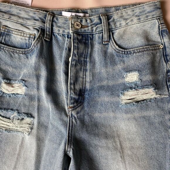 Sam Edelman Jeans Stiletto Straight High Rise Light Size 10 - Picture 8 of 8